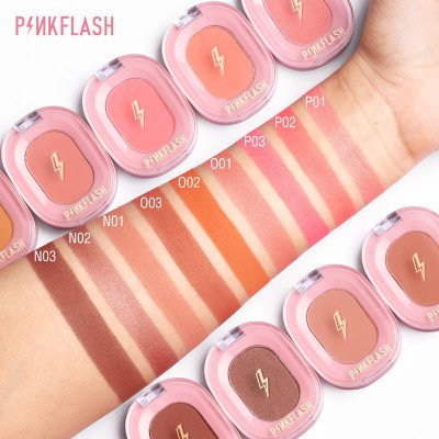 Pink Flash Chic In Check Blusher
