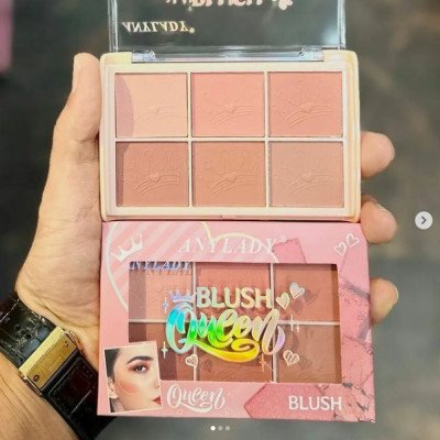 ANYLADY Blush Queen 6 Colors Blusher Palette