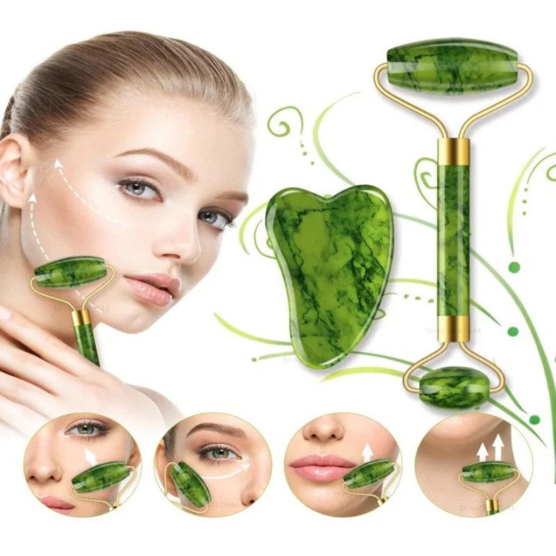 Royal Jade Roller Massager Face Slimming And Moving Massager Tool Facial Massage