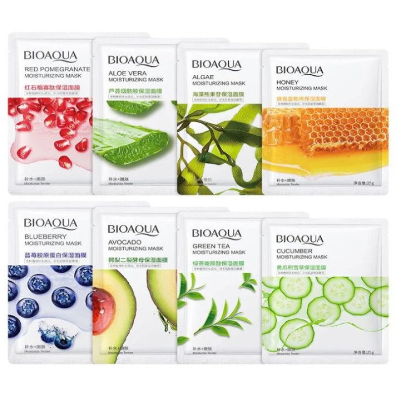 BIOAQUA facial sheet Mask  ( 2pcs combo )