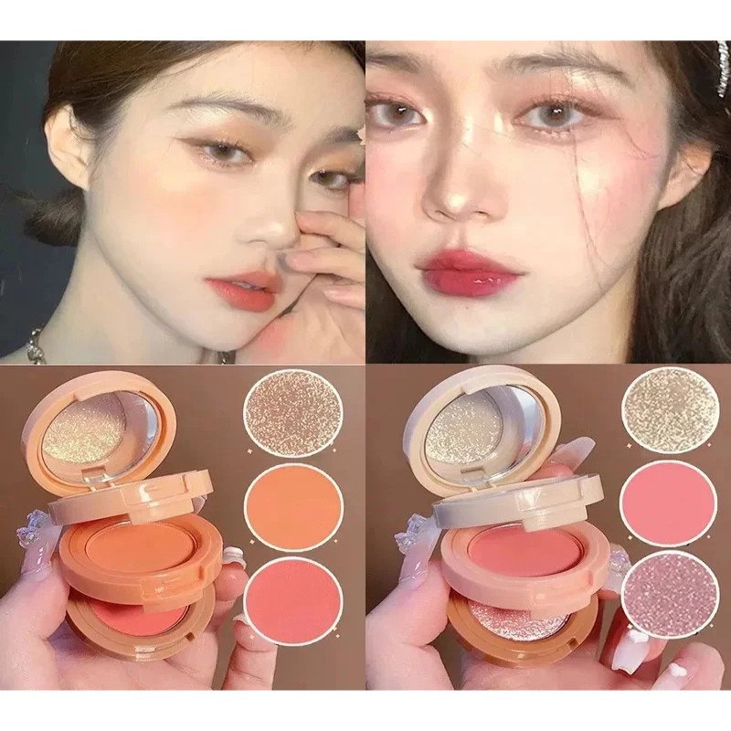 Miss Lara Blush Highlighter 3 in 1 Makeup Palette