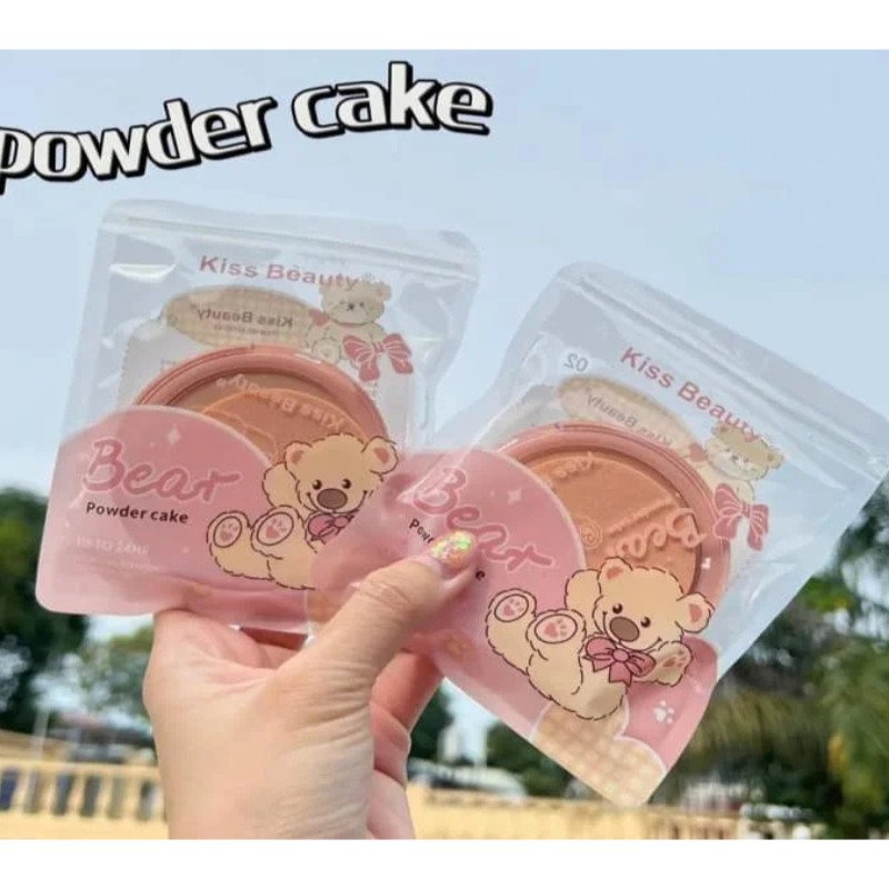 Kiss Beauty Bear Powder Cake