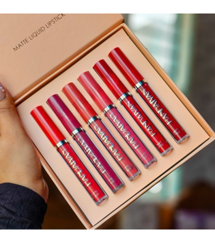 HANDAIYAN 6Pcs Matte Liquid Lipstick Set