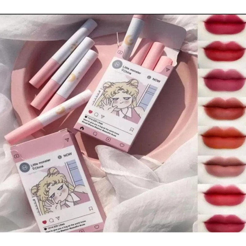 Little Monster 8 Pieces Matte Liquid Lipstick Set