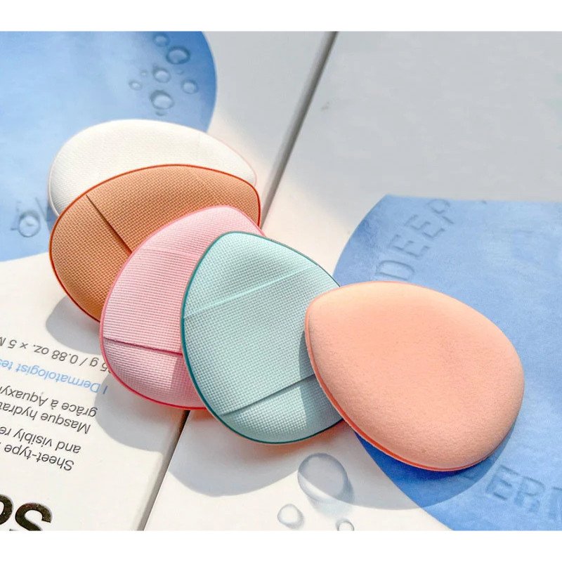 6pcs/Box Finger Puff Small Thumb Sized Air Cushion Finger Cot Mini Concealer Tool
