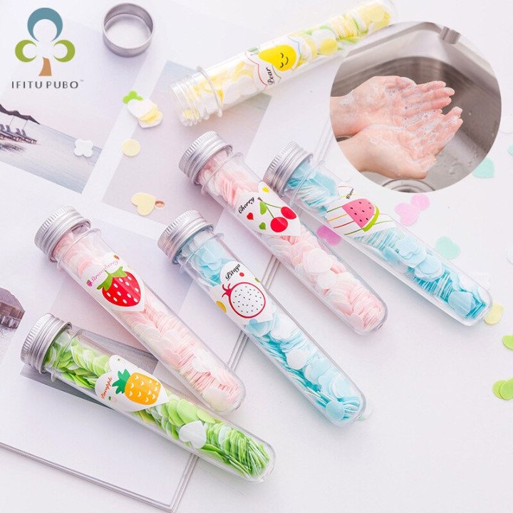 Hand Paper Soap For Travelling, Disposable Hand Washing Cleaning Paper Soap Foaming Paper Soap
