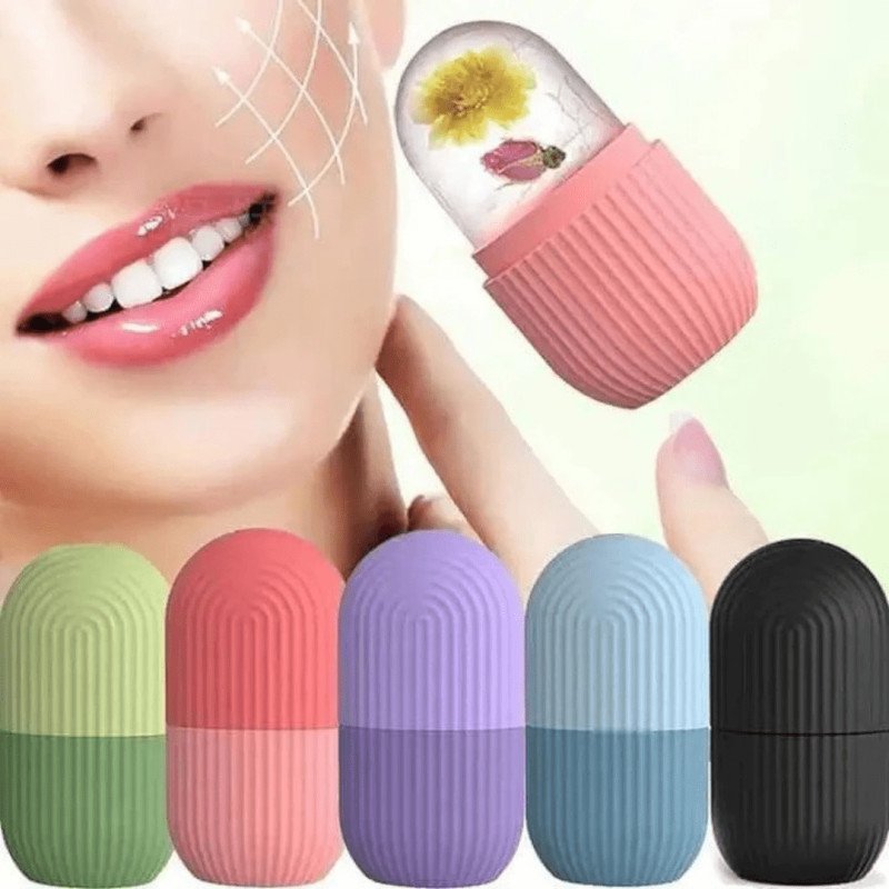 Reusable Beauty Ice Facial Roller Random Color 1 Pcs