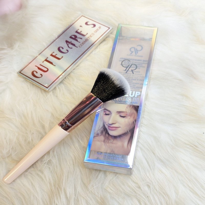 Golden Rose Nude Makeup Brush Flat