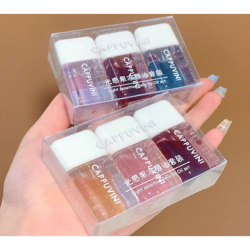 Cappuvini Light Jelly Lip Oil Set – A & B