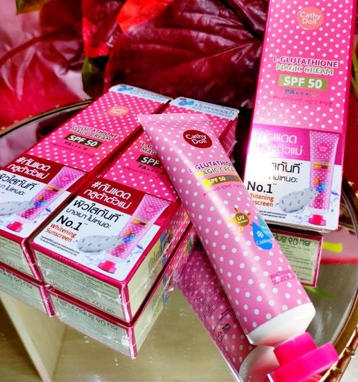 Cathy Doll SPF 50 Whitening Sunscreen L-glutathione Magic Cream - 60ml