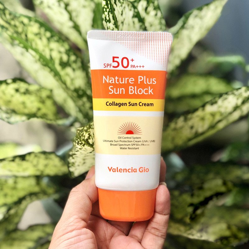 Valencia Gio Nature Plus Sun Block Collagen Sun Cream
