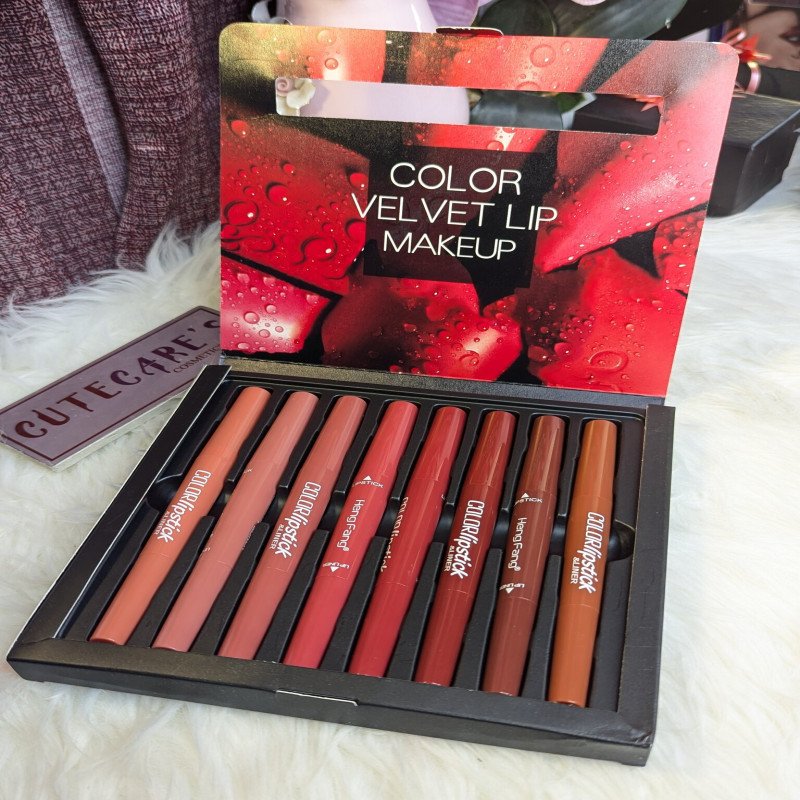 Heng Fang Velvet Color Lipstick & Lip liner Set