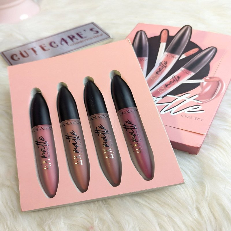 Handaiyan 4X Matte Liquid Lipstick 4 Pcs