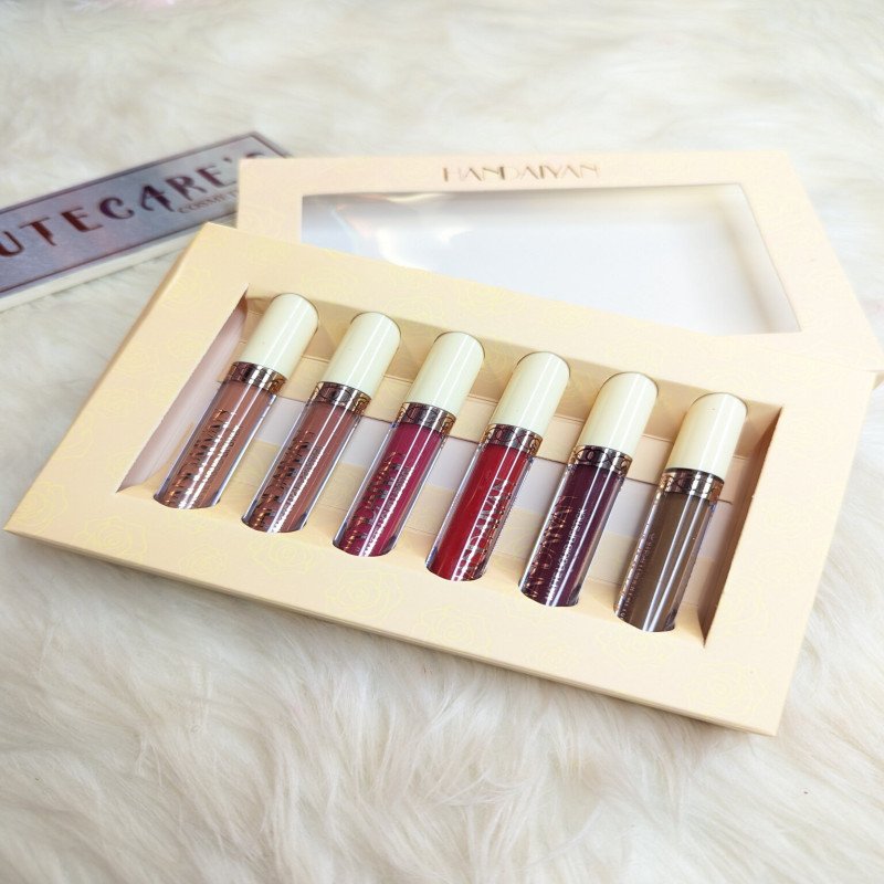 HANDAIYAN Rose Matte Liquid Lipstick Set