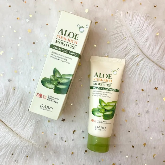 DABO ALOE STEM RICH MOISTURE FOAM CLEANSING 100ML