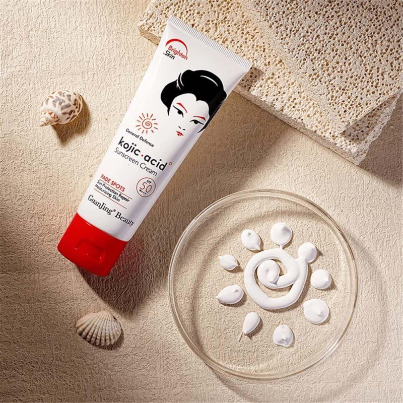 Guanjing Beauty Kojic Acid Sunscreen Cream SPF 50