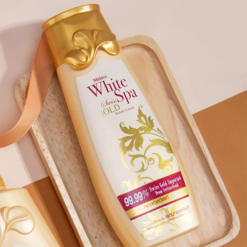 Mistine White Spa Swiss Gold Serum Body Lotion - 400ml