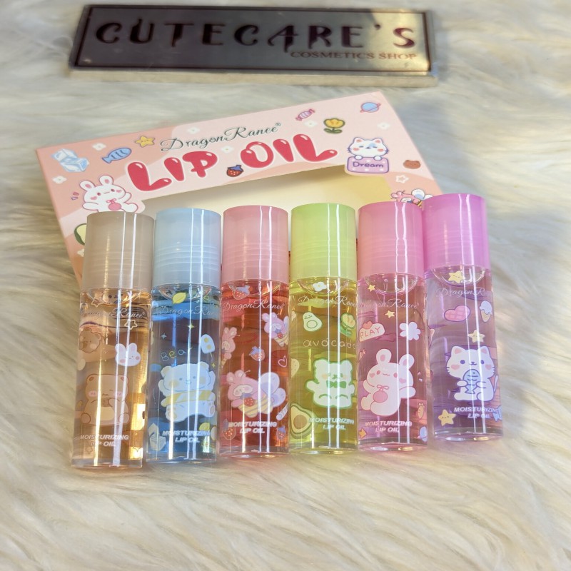 Dragon Ranee 6 Pcs Lip Oil Set