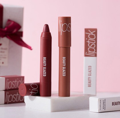 BEAUTY GLAZED Velvet Soft Mist Lipstick 1 pcs