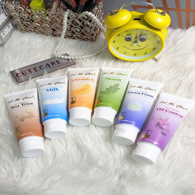 Let Me Glow Skin Whitening Facial Cleanser - 100 ml