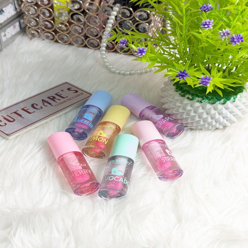 Love Queen Beauty Cosmetics – Fruit Lip Gloss 1 pcs ( Random )