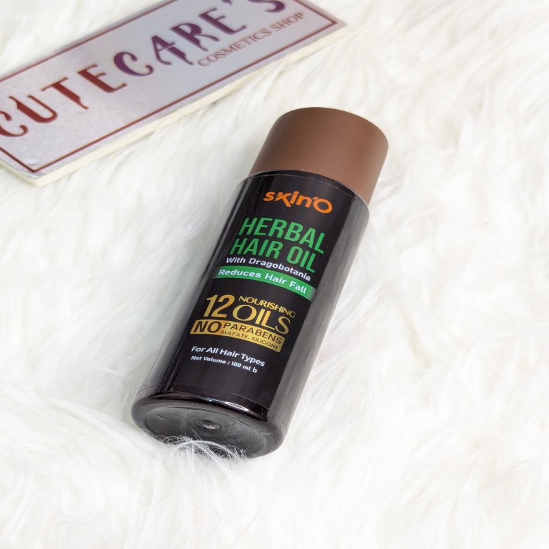 SkinO Herbal Hair Oil with Dragobotania