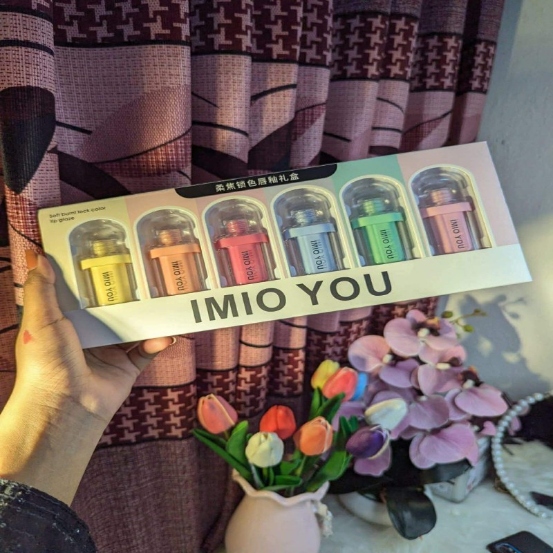IMIO YOU 6 Colors Mirror Jelly Lip Gloss