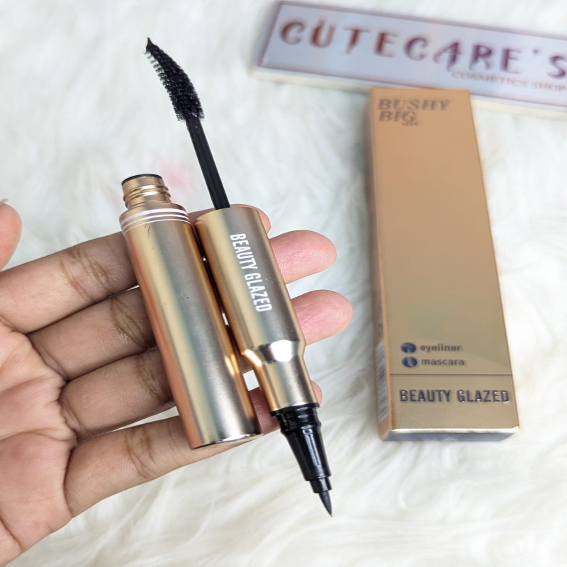 Beauty Glazed Bushy Big 2in1 Waterproof Eyeliner + Mascara Pen