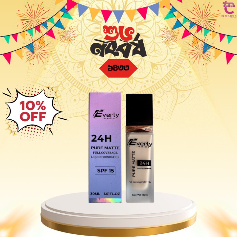 Everly Beauties Full Coverage Foundation