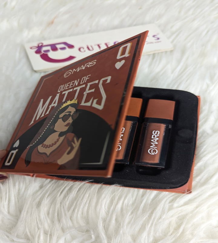 Mars Queen Of Mattes Liquid Lipsticks Box