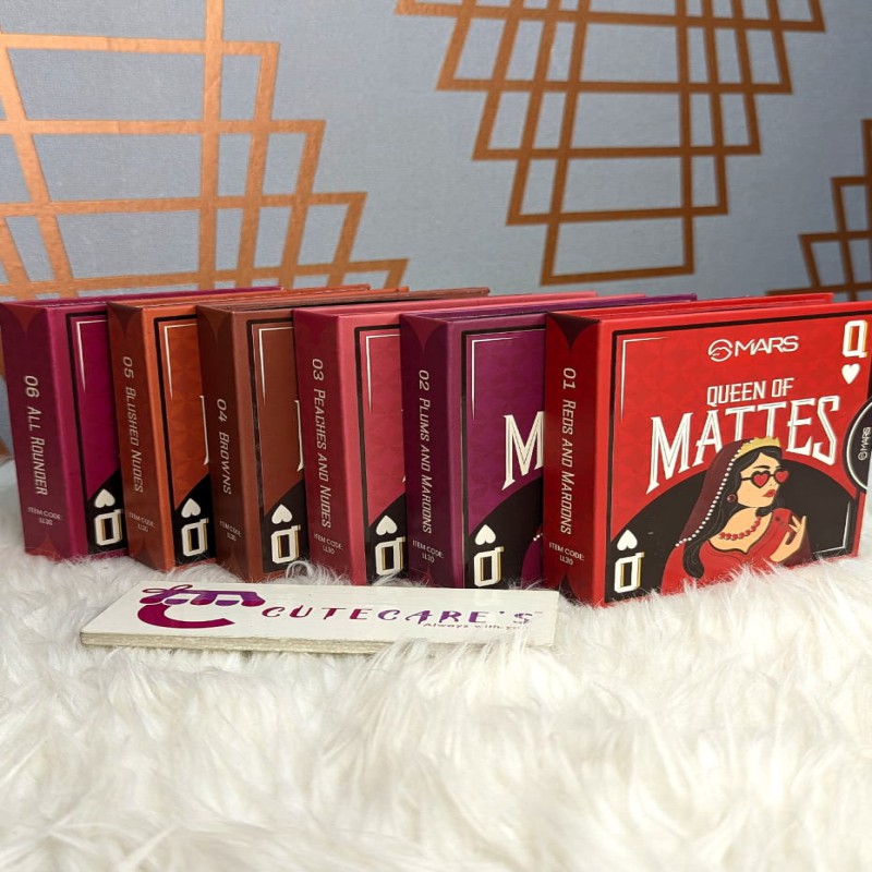 Mars Queen Of Mattes Liquid Lipsticks Box