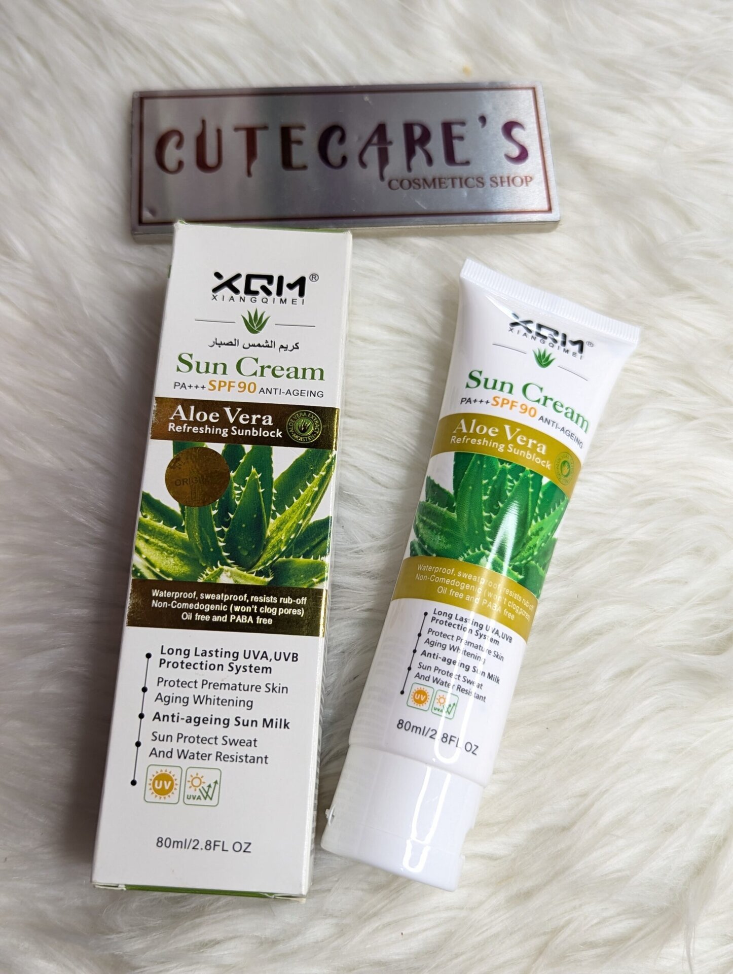XQM Sun Cream With Aloe Vera