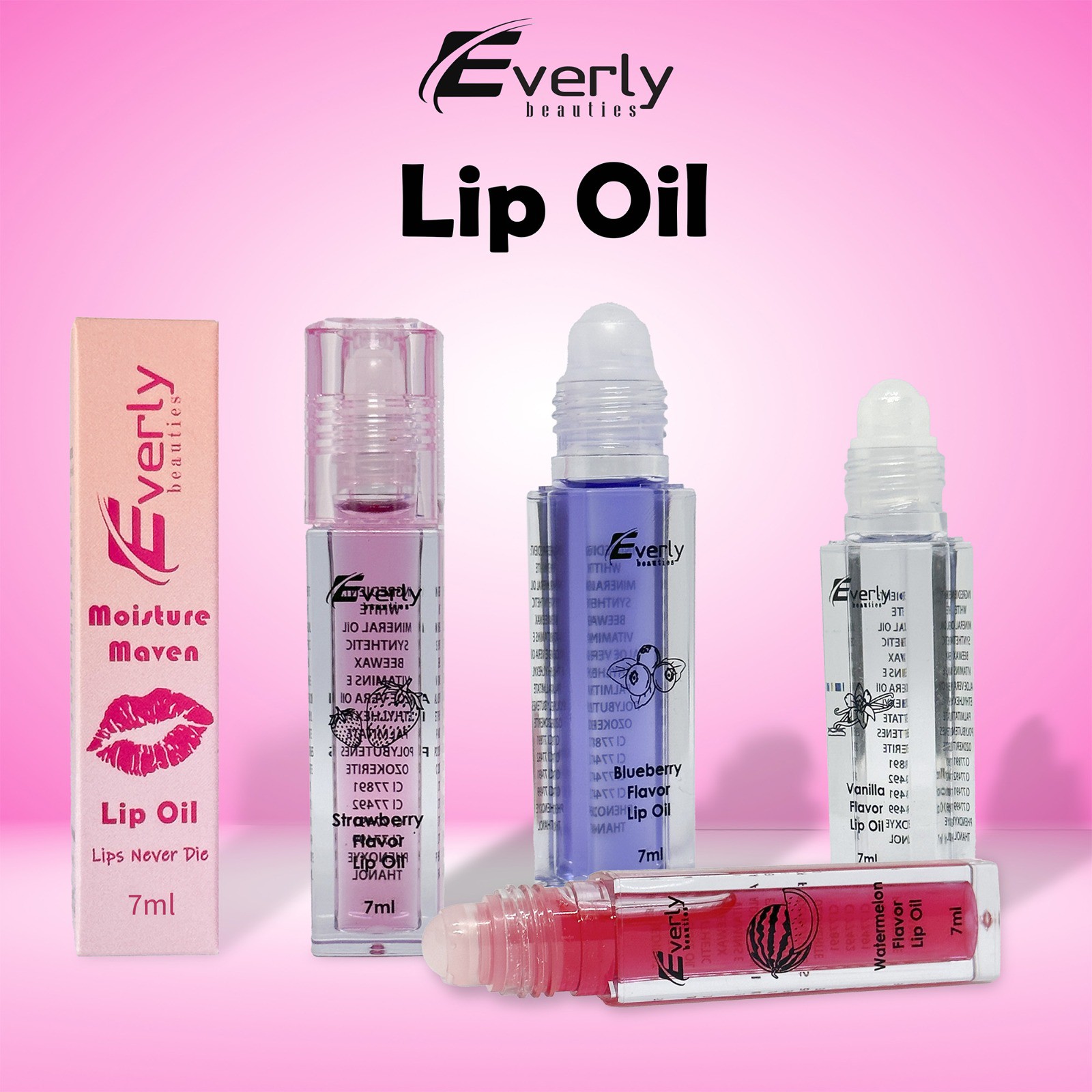Everly Beauties Moisture Maven Lip Oil 7ml 1 pcs