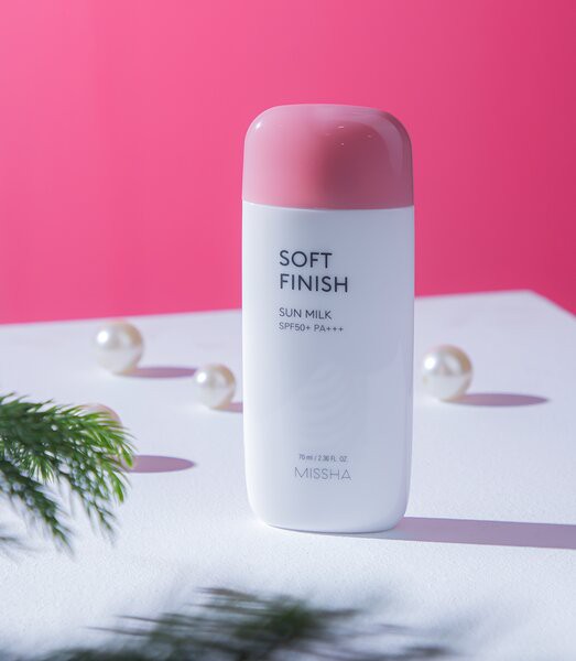Missha All Around Safe Block Soft Finish Sun Milk SPF50+ PA+++