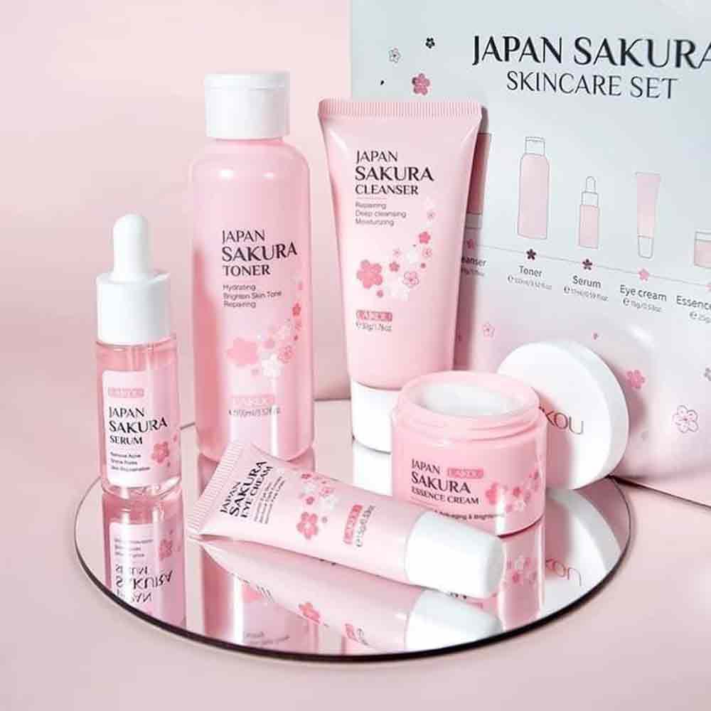Laikou Japan Sakura Skincare Set