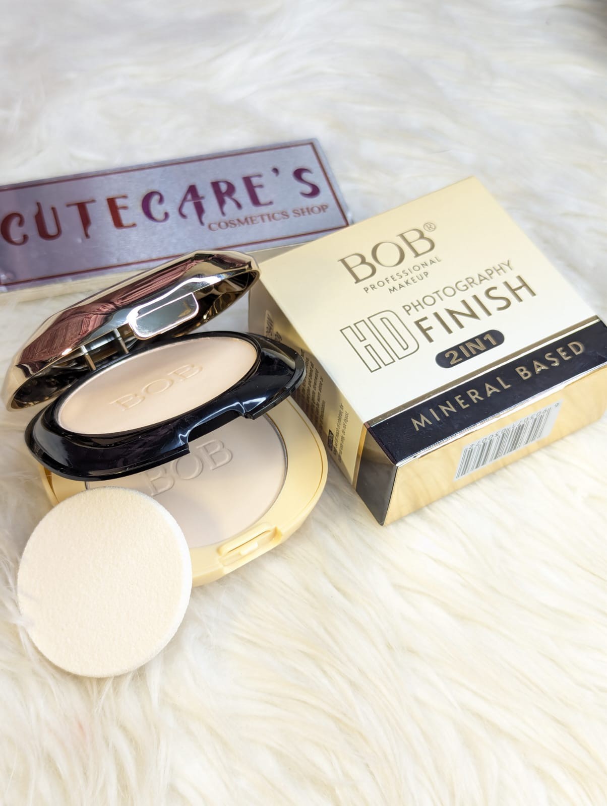 Bob Power Stay 2 in 1 Compact Powder
