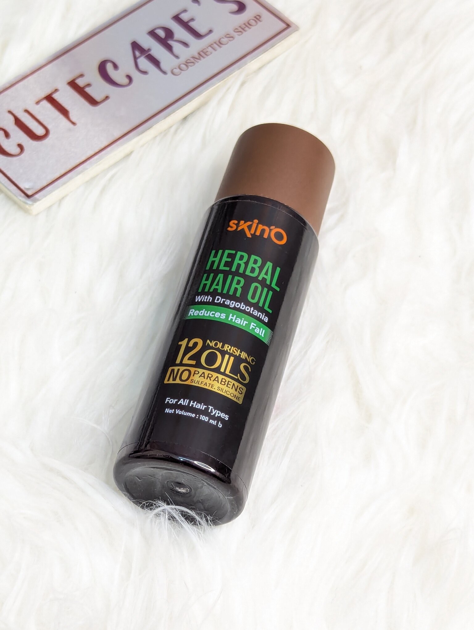 SkinO Herbal Hair Oil with Dragobotania