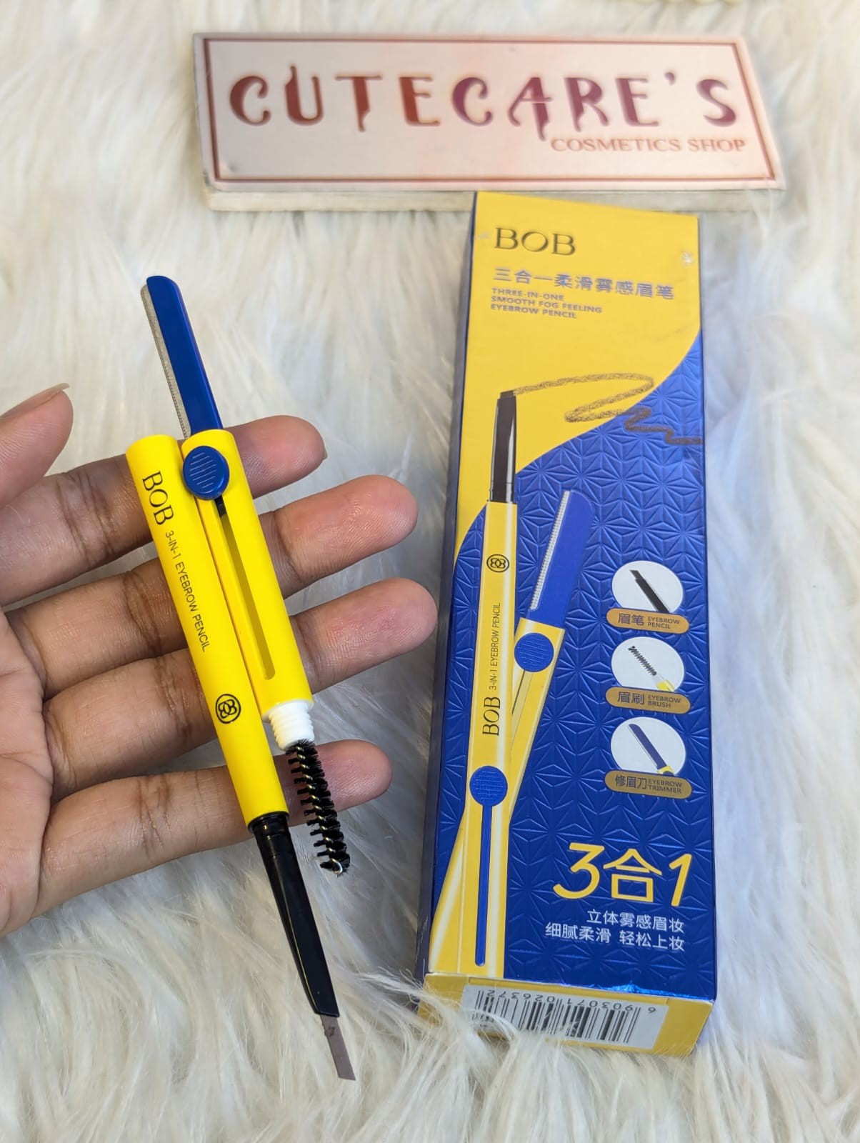 BOB 3 in 1 Smooth Fog Feeling Eyebrow Pencil