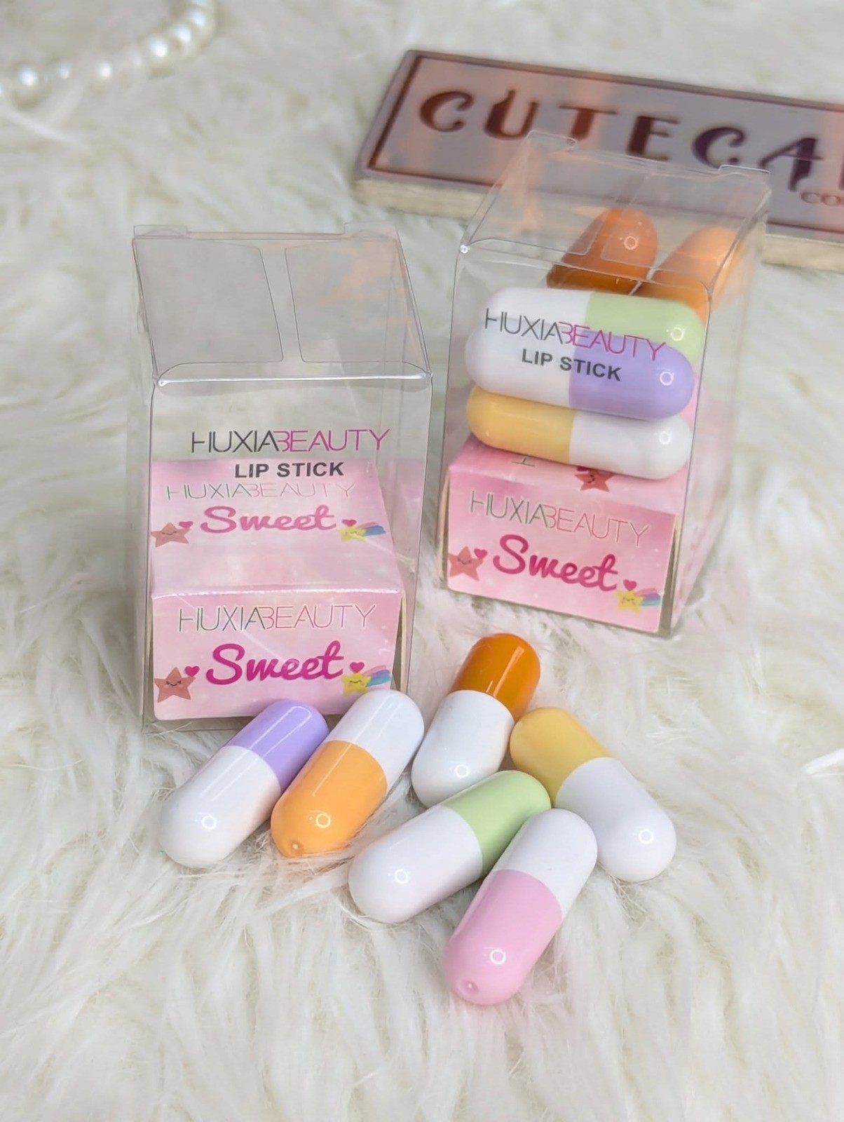 HUXIABEAUTY Sweet Mini Capsule Lipstick Set
