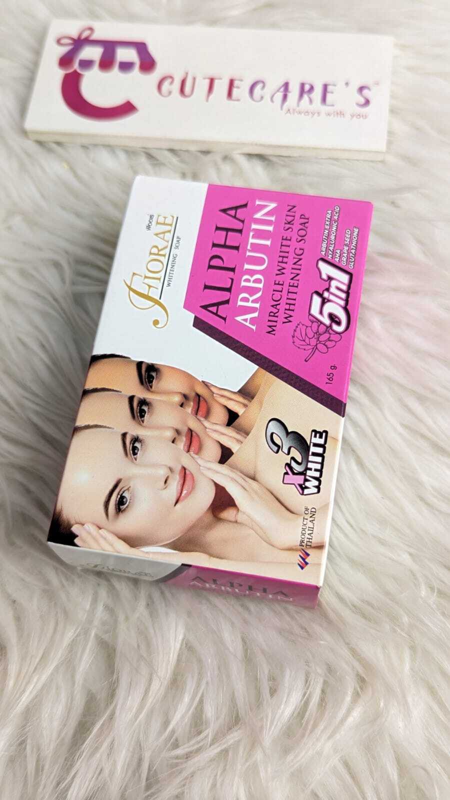 FIORAE Alpha Arbutin Miracle White Skin Whitening Soap