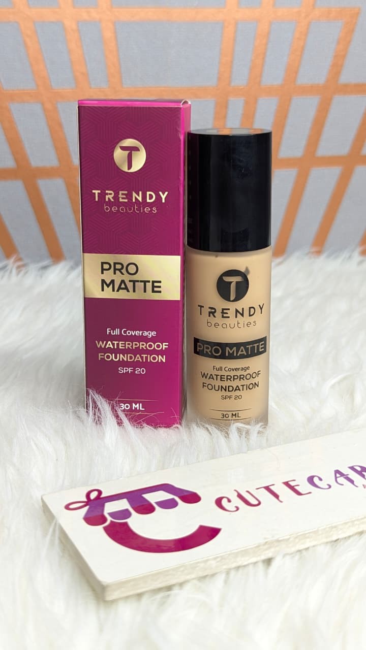 Trendy Beauties Pro Matte Waterproof Foundation
