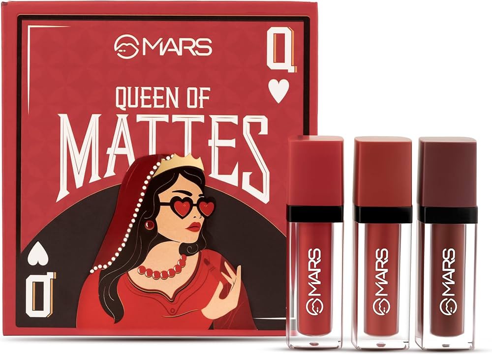 Mars Queen Of Mattes Liquid Lipsticks Box